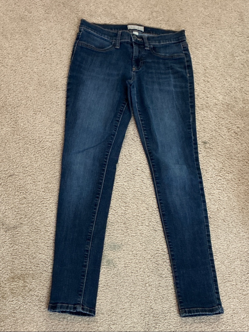 Banana Republic Super-Stretch Legging-Fit Jean Skinny Jeans Blue Waist 27/4